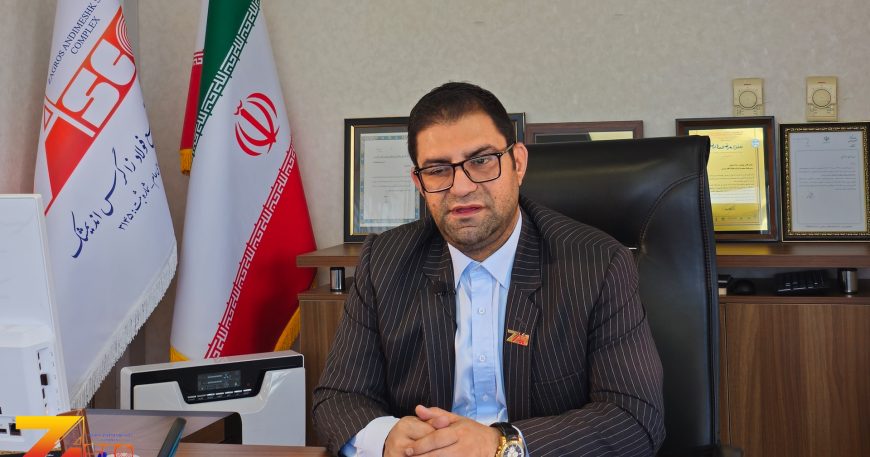 مهندس رضا شریفی مدیرعامل مجتمع فولاد زاگرس